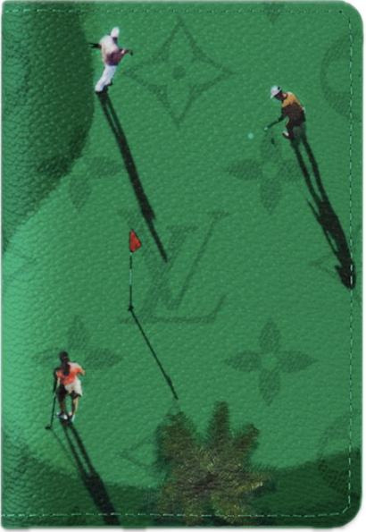 Louis Vuitton Ski Wallet Monogram Canvas Card Holder Compact LV Wallet