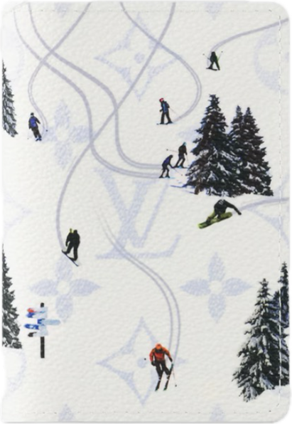 Louis Vuitton Ski Wallet Monogram Canvas Card Holder Compact LV Wallet